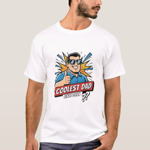 T-shirt Tee-shirt Préparé Coolest Dad Since 20XX - Cadeau