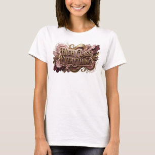 T-shirt Tee-shirt rouge propre HIGH CLASS EVERYTHING