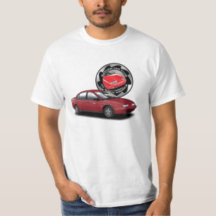 T-shirt Tee-shirt SCCNA - Saturne rouge profond SL2