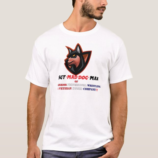 T-shirt Tee - shirt SGT MAD DOg Max (Devant)