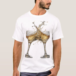 T-shirt Tee-shirt Snappy Silver CHEERS