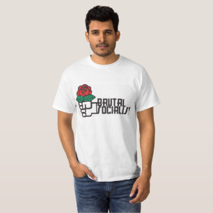 T-shirt Tee - shirt socialiste brutal de valeur