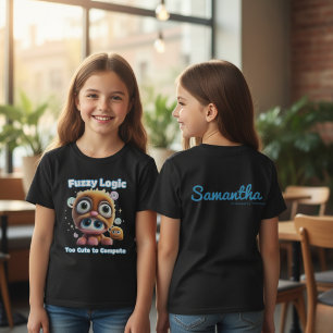 T-shirt Tee-shirt technique de logique floue pour filles P