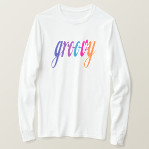 T-shirt Tee-shirt unisexe manches longues Groovy