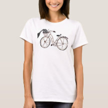 tee - shirt "Vélo à la plage 4"