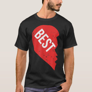T-shirt Tee - shirts BFF Meilleure Moitié De Coeur Meilleu