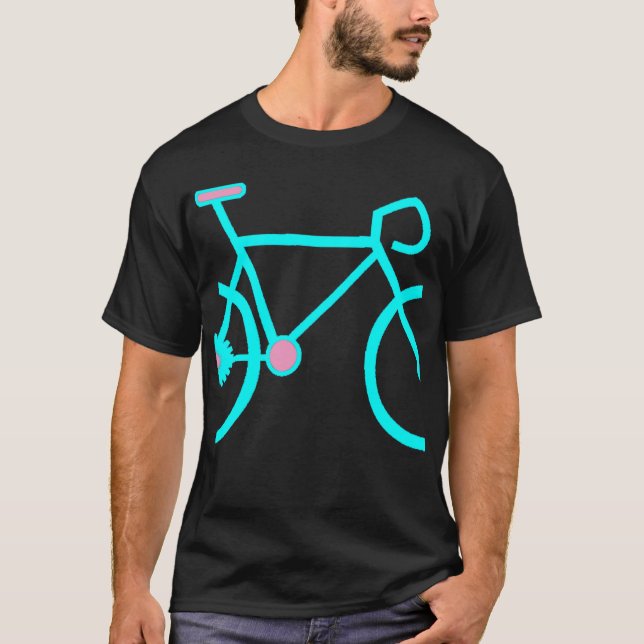 T-shirt Tee - shirts de cyclisme course customisés (Devant)