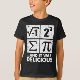 T-shirt Tee - shirts De La Journée Pi J'Ai Mangé Un Peu De