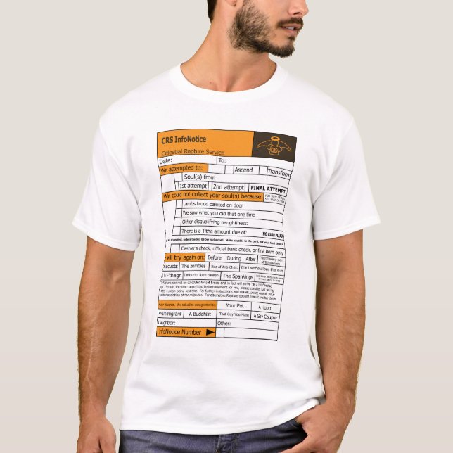 T-shirt Tee - shirts de SRI InfoNotice (Devant)