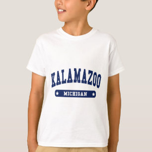 T-shirt tee - shirts de style du collège Kalamazoo Michig