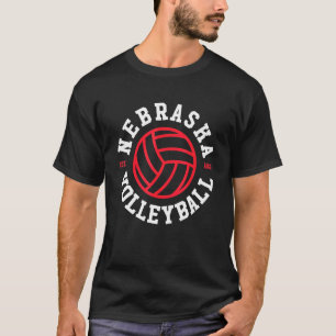 T-shirt Tee - shirts de volley-ball du Nebraska