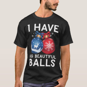 T-shirt Tee - shirts Drôle Des Hommes De Noël J'Ai De Gros