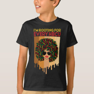 T-shirt Tee - shirts du Mois de l'histoire des Noirs Hbcu