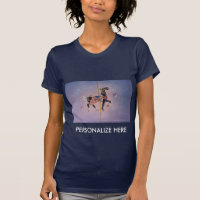 Tee - shirts foncés pour femmes - Cheval de carrou