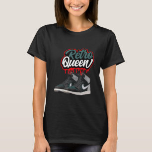 T-shirt Tee - shirts graphiques Retro Queen Basket Match 1