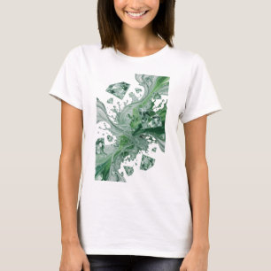T-shirt Tee vert accrocheur GREEN DIAMONDS