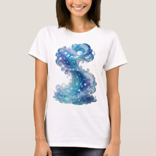 T-shirt Tee WAVE D'EAU Bleu Cool