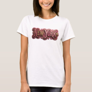 T-shirt Tee Witty Gold NEW YORK