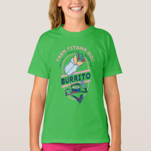 T-shirt Teen Titans Go ! Beast Boy "Truth Justice Burrito"