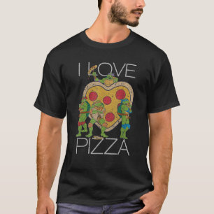 T-shirt Teenage Mutant Ninja Turtles Pizza My Heart Graphi