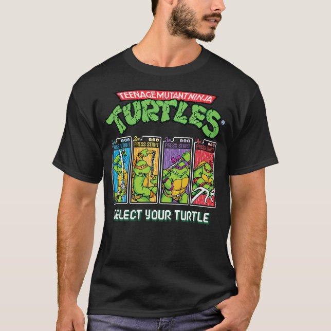 T-shirt Teenage Mutant Ninja Turtles - Select Your Turtle  (Devant)