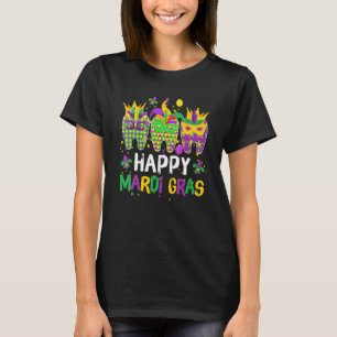 T-shirt Teeth Jester Masque Hygiène dentaire Joyeux Mardi 