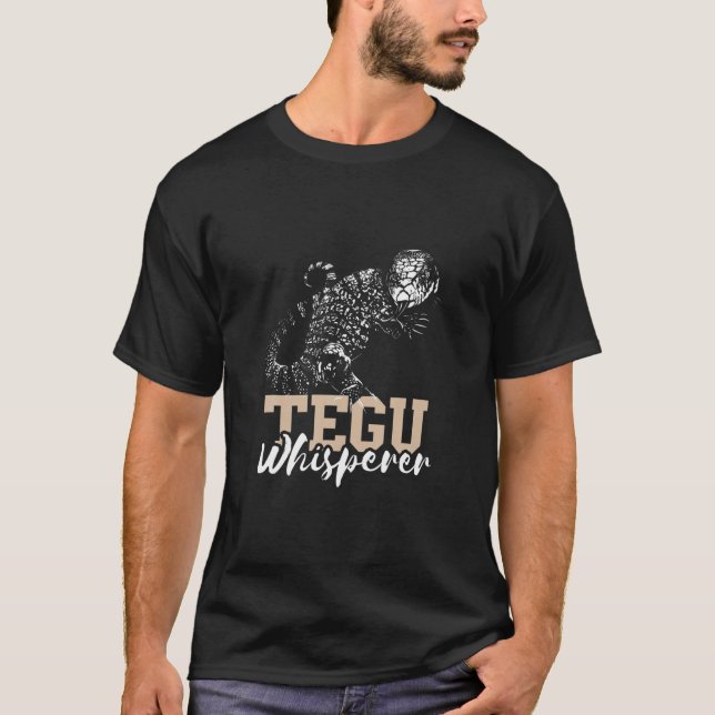 T-shirt Tegu Whisperer Reptile Tegu Lizard Tegu Propriétai (Devant)