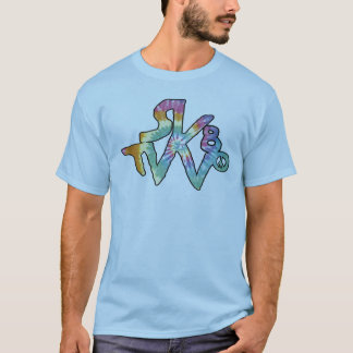 T-shirt teignez en nouant