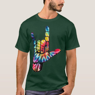 T-shirt teinture à cravate main ILY