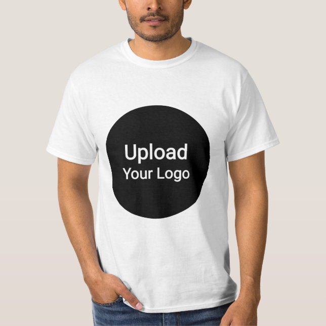 T-shirt Téléchargement de logo personnalisé | Entreprise p (Devant)