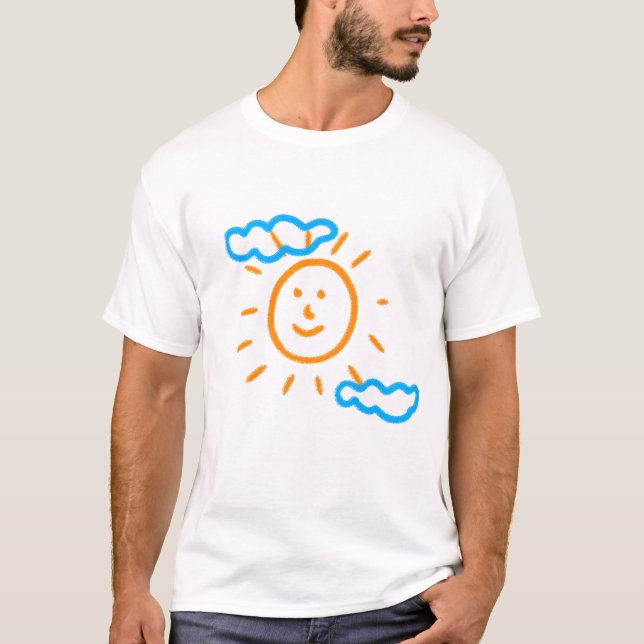 T-shirt Télécharger des enfants Dessiner Transformer des e (Devant)