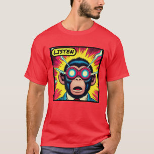 T-shirt Télécharger le singe funky