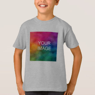 T-shirt Télécharger Photo Kids Boys Short Sleeve Avant Imp