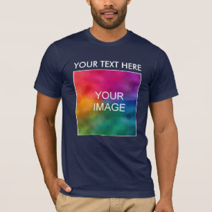 T-shirt Téléchargez votre logo photo Ajouter du texte aux 