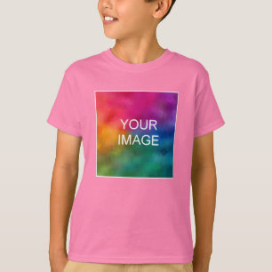 T-shirt Téléchargez votre photo de texte sur Youth Kids Bo
