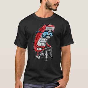 T-shirt téléphone cellulaire Technologie Boomer grand-père