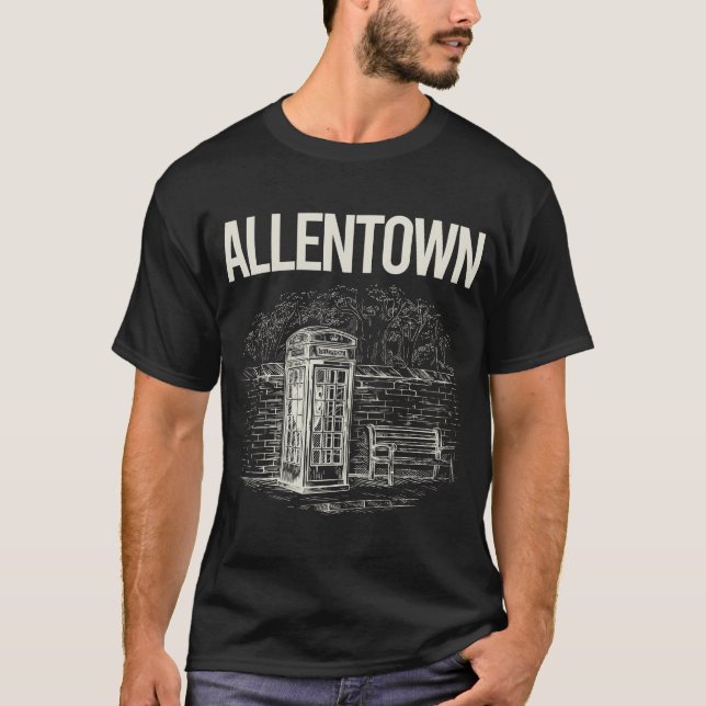 T-shirt Téléphone vintage Booth Allentown (Devant)