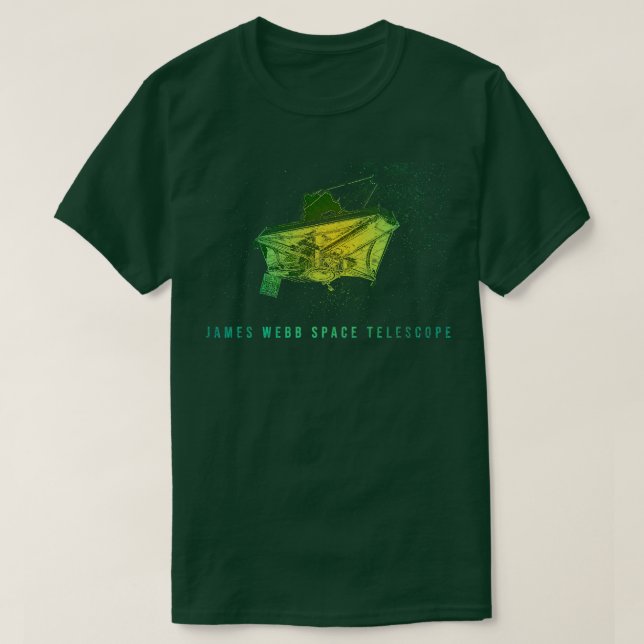 T-shirt Télescope spatial James Webb (Design devant)