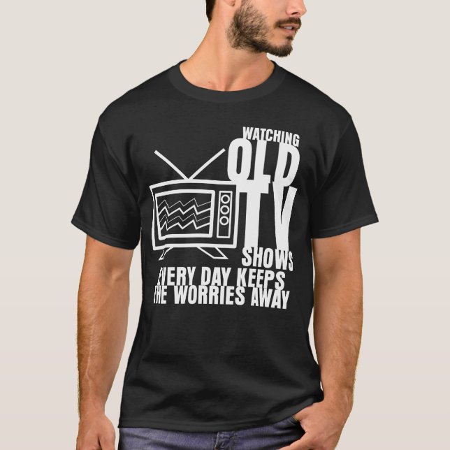 T-shirt Television 90s 80s RetroV funny (Devant)