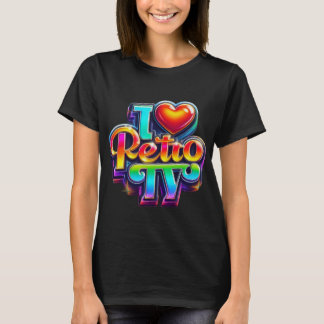 T-shirt Télévision Rétro