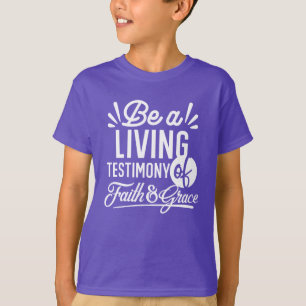 T-shirt Témoignage de vie spirituelle Citation de foi et d