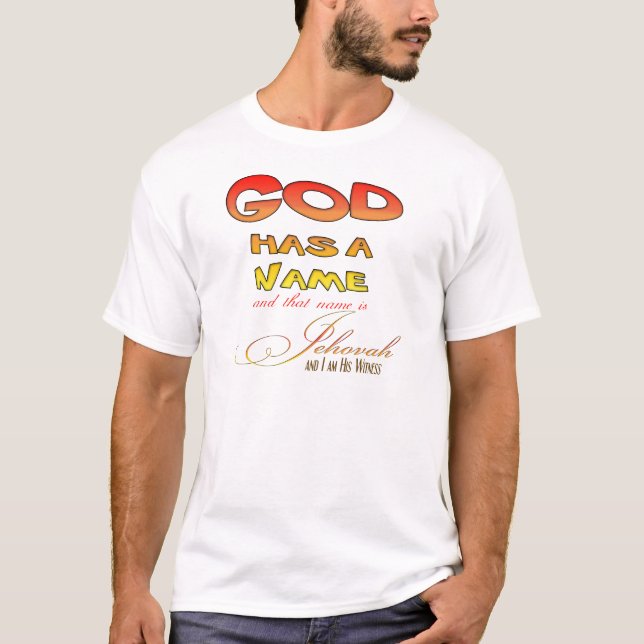 T-shirt Témoin de Jéhovah (Devant)