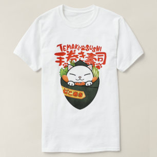 T-shirt Tempaki Sushi Cat