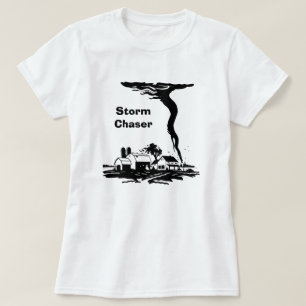 T-shirt Tempête Chaser Tornado Twister Météorologie