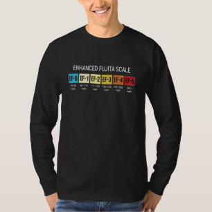 T-shirt Tempête chasse l'échelle Fujita améliorée Tornado