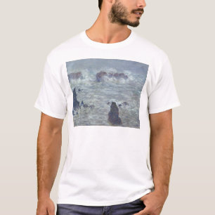 T-shirt Tempête de Claude Monet  , outre de la côte du