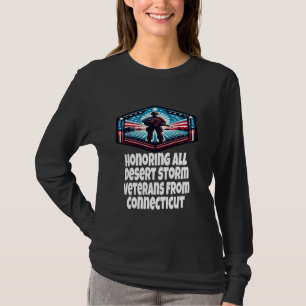 T-shirt Tempête du désert honorant les vétérans de la temp