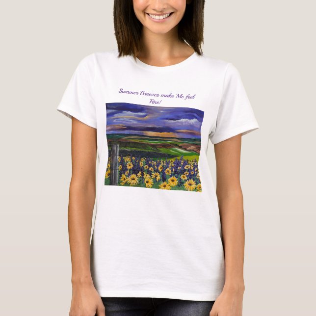 T-shirt Tempête estivale (Devant)