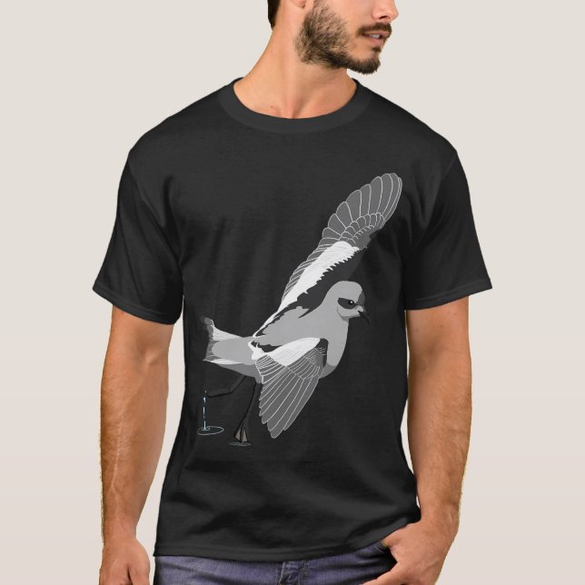 T-shirt Tempête-Pétrel à la fourche (Devant)