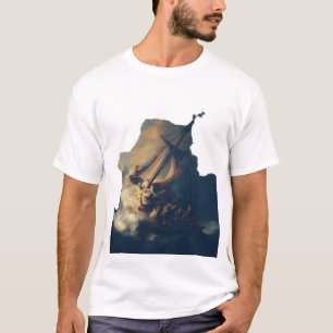T-shirt Tempête sur la mer de Galilée par Rembrandt Art